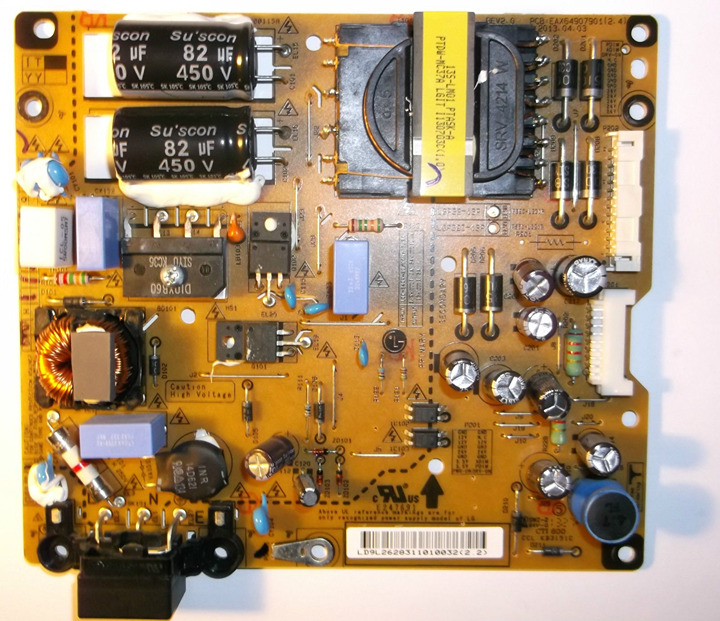 POWER SUPPLY BOARD EAX64907901(2.4) for tv LG tested